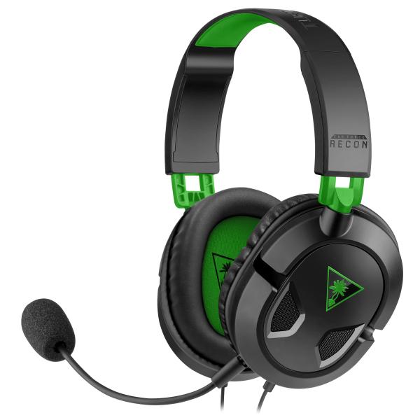 XBOX ONE Turtle Beach Wired Gaming Headset Recon 50x Green (verde) (ps5/4/switch/xbx/pc/movil)