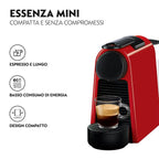 De'Longhi Essenza Mini EN 85.R 0,6 L Negro - Cafetera de cápsulas
