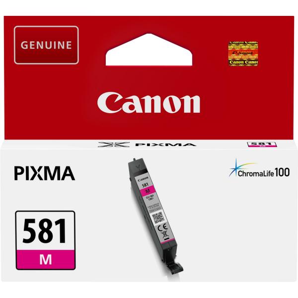 Cartucho Tinta Canon Cli 581 M Magenta Pixma Tr7550 - Tr8550 - Ts6150 - Ts6151 - Ts8150 - Ts8151 - Ts8152 - Ts9150 - Ts9155