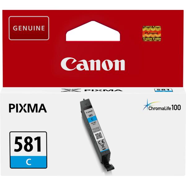 Cartucho Tinta Canon Cli 581 C Cian Pixma Tr7550 - Tr8550 - Ts6150 - Ts6151 - Ts8150 - Ts8151 - Ts8152 - Ts9150 - Ts9155