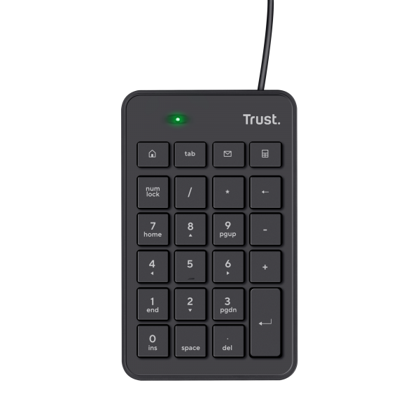 Teclado Numerico Usb Trust Xalas 23 Valido Para Diestros Y Hover Image