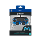 Accesorio Nacon Wired Illuminated Compact Controller Blue Oficial Playstation 4 PS4