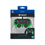 Accesorio Nacon Wired Illuminated Compact Controller Green (oficial) Playstation 4 PS4