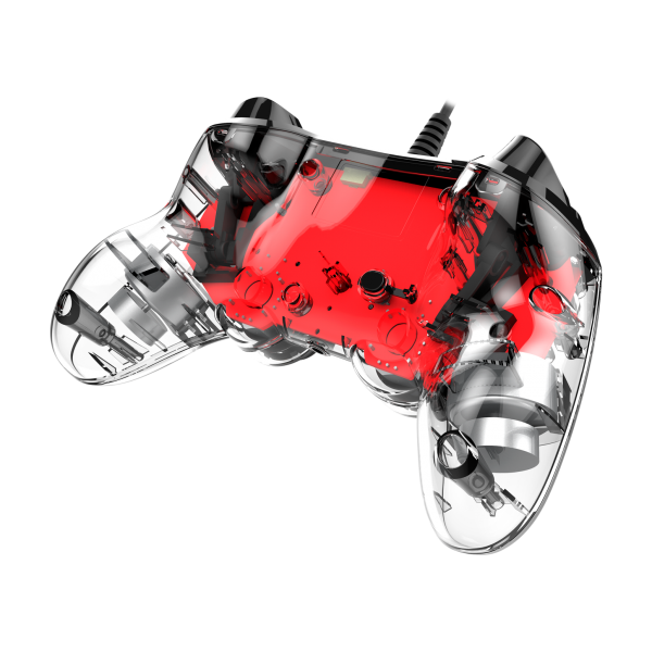 Accesorio Nacon Wired Illuminated Compact Controller Red Oficial Playstation 4 PS4
