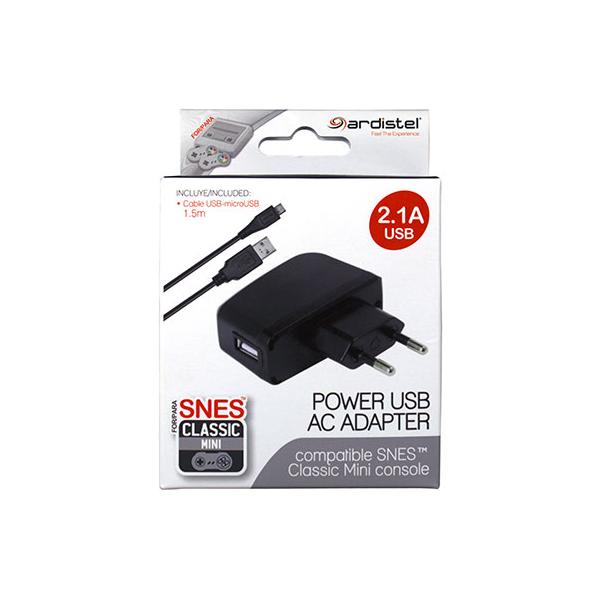 Ardistel Power Usb Ac Adaptor For Snes Classic Mini (cable Usb 1.5m) Main Image