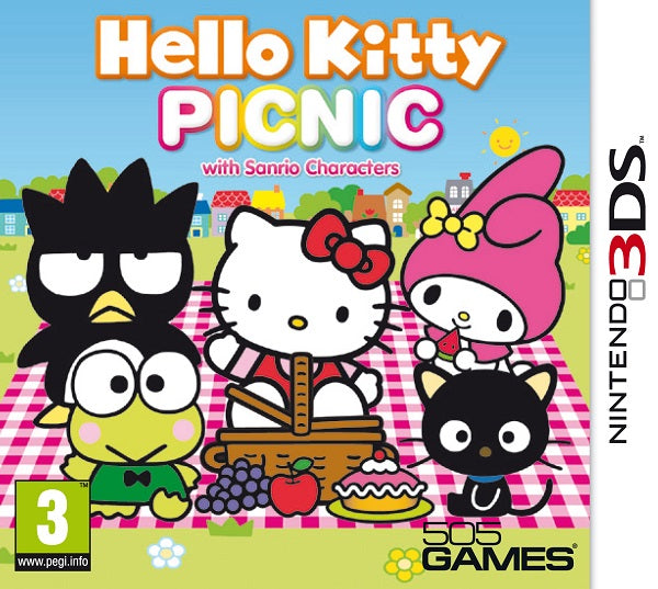 Hello Kitty Picnic With Sanrio Characters 3DS Hover Image