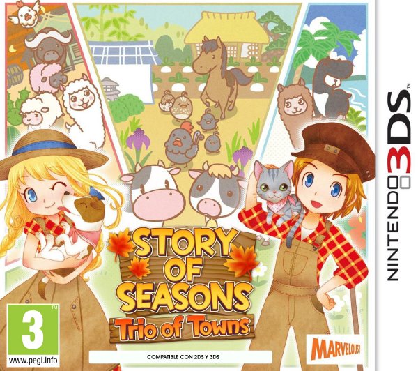Story Of Seasons: Trio Of Towns 3DS Hover Image