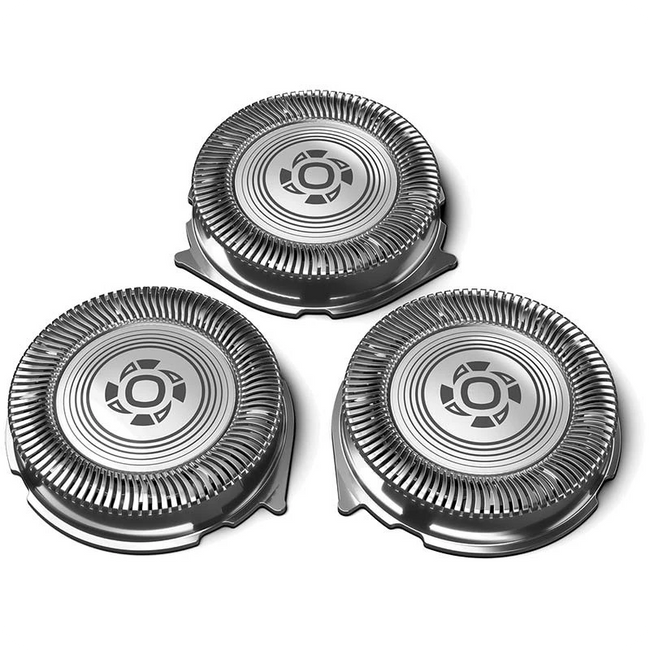 3x Cabezales de Recambio para Afeitadora Eléctrica Philips Series 3000 y 1000 acero inoxidable Hover Image
