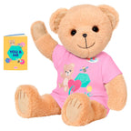 MuEco Peluche Osito Rosa Baby Born 36Cm