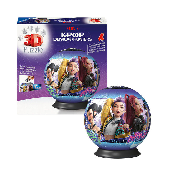 Puzzle Ball 3D K-Pop Demon Hunters 72Pzs Hover Image