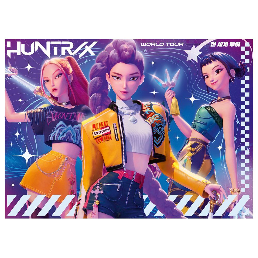 Puzzle K-Pop Demon Hunters 4X100Pzs