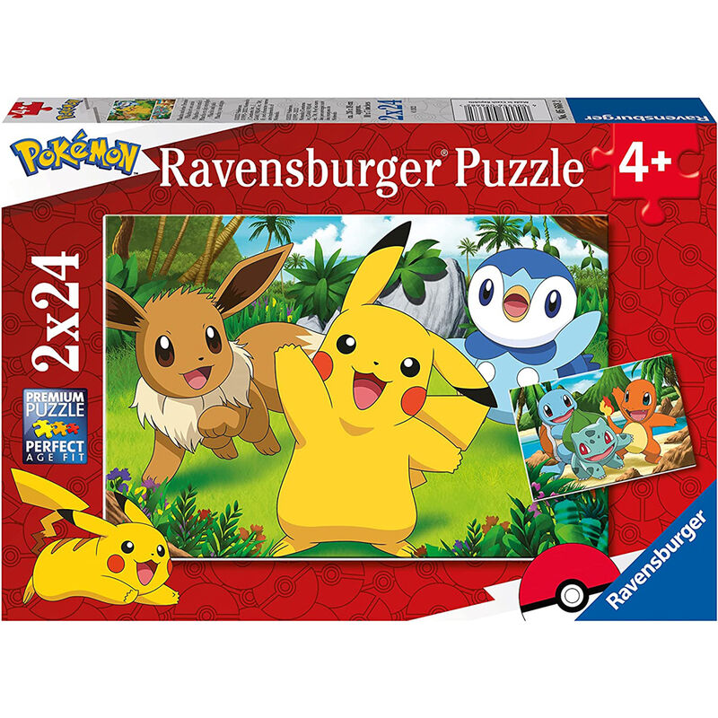 Puzzle Pokemon 2X24Pzs