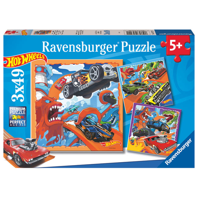 Puzzle Hot Wheels 3X49Pzs Hover Image