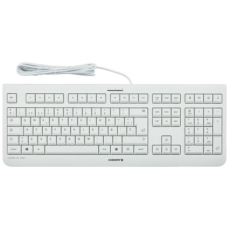 Teclado Cherry Kc 1000 Blanco
