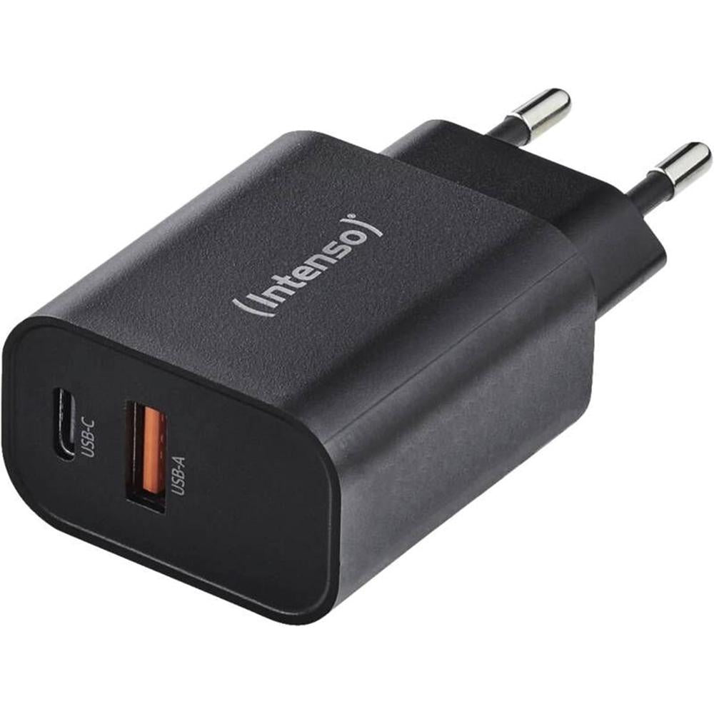 Intenso Cargador Pared W30Acusb-A Y C Negro
