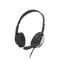 Headset Hama Hs-P100 V2 Jack 3.5 Estero Cable 2M Color Negro
