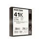 Cartucho Gel Ricoh Gc - 41k Negro (2500 Pag)