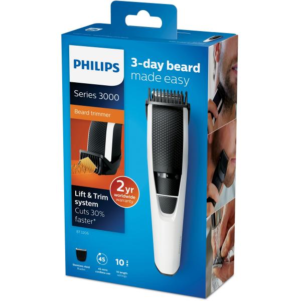 Afeitadora eléctrica Philips Series 3000 Waterproof Negro, Plata