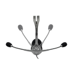 Auricular de Diadema Logitech H110 Plata