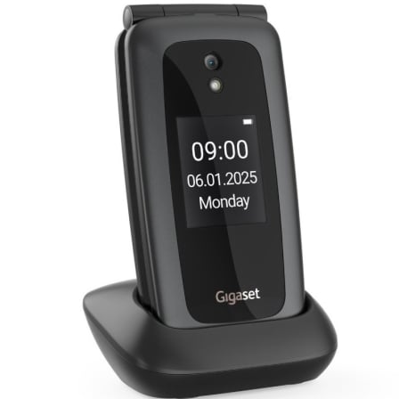Teléfono Móvil Gigaset Gl795 Para Personas Mayores/ 4G/ Negr
