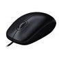 Ratón con Cable LOGITECH M90 - USB  1000DPI  Negro