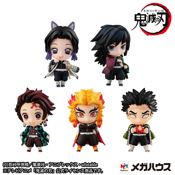 Pack 5 Figuras Tanjiro And The Hashiras Mascot Demon Slayer