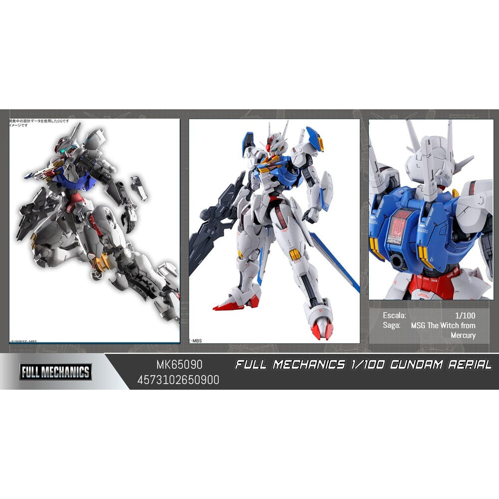 Maqueta Gundam Aerial Full Mechanics 1/100 Mobile Suit Gunda