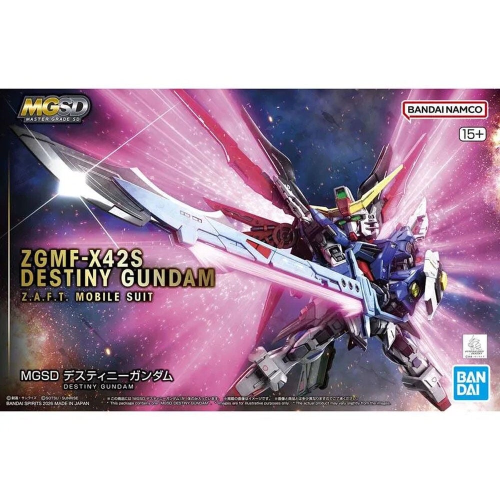 Maqueta Mgsd Zgmf-X42S Destiny Gundam Mobile Suit Gundam See