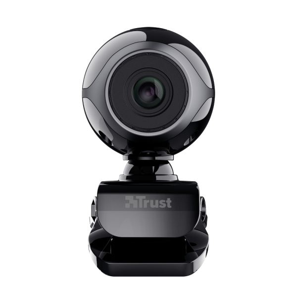 Cámara web Trust Exis Webcam Black