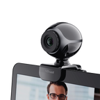Cámara web Trust Exis Webcam Black