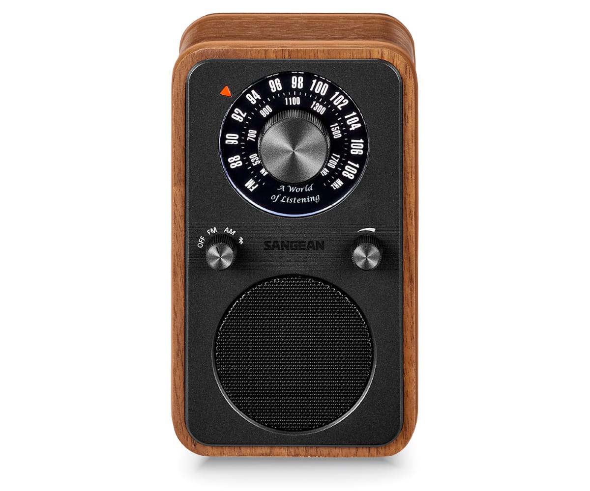 Sangean Wr-9 Nogal Vintage / Radio Analógica De Madera Con A