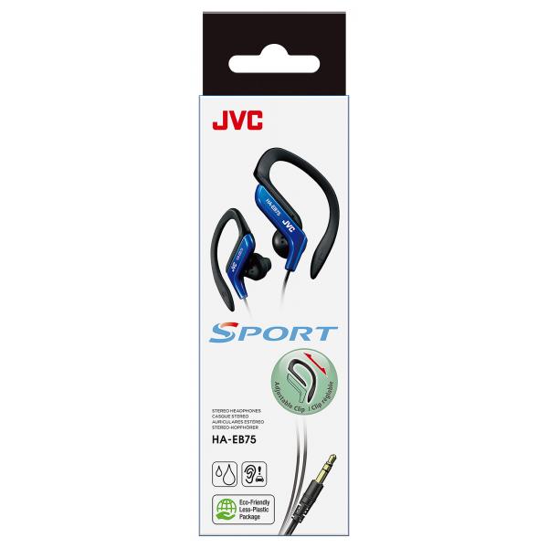 Jvc Ha-eb75 Blue / Auriculares Deportivos Con Gancho De Sujeción Ajustable