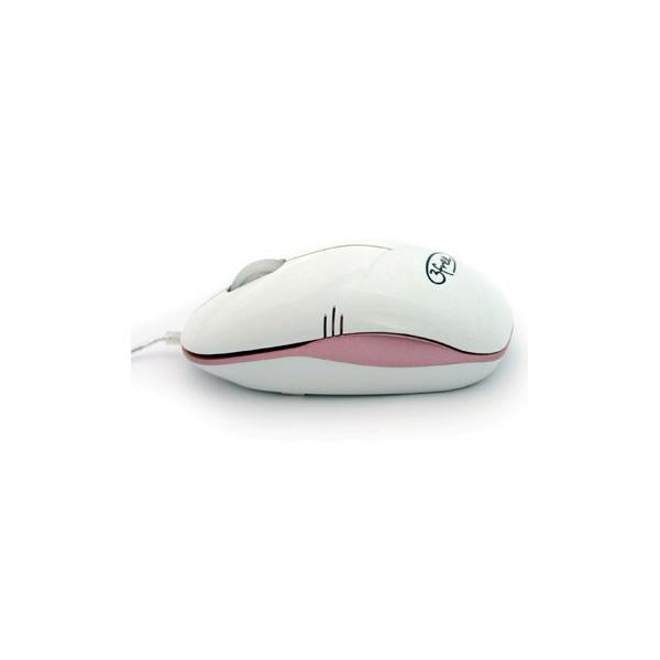 MOUSE 3FREE MCM101/WP DISEO BLANCO ROSA