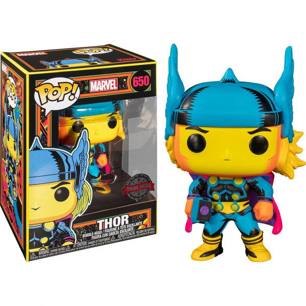 Funko Pop Marvel Black Light Thor Multicolor 48847 Hover Image