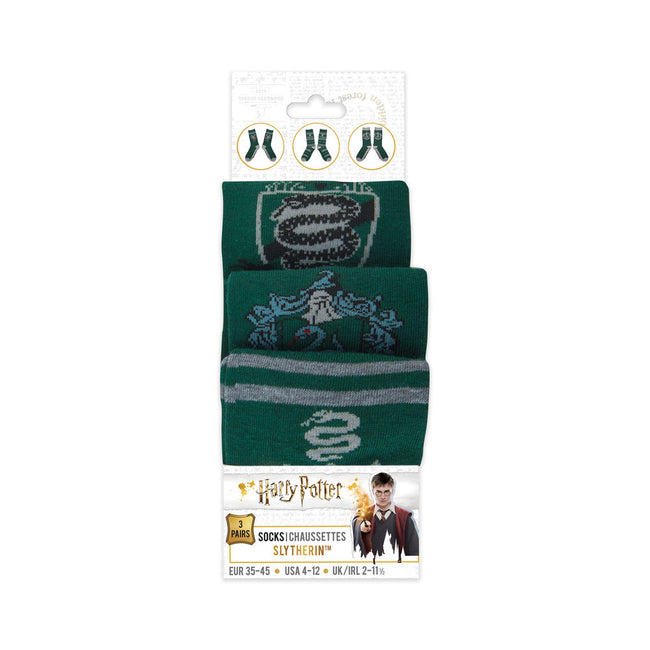 Cnr - Set De Calcetines Harry Potter Slytherin Hover Image