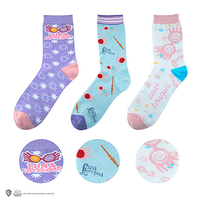 Set De Calcetines (3) Harry Potter Luna Lovegood (T. 35-45) Hover Image