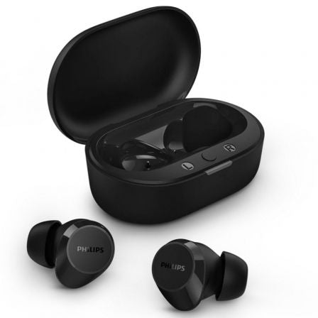 Auriculares Bluetooth Philips Tat1209 Con Estuche De Carga/