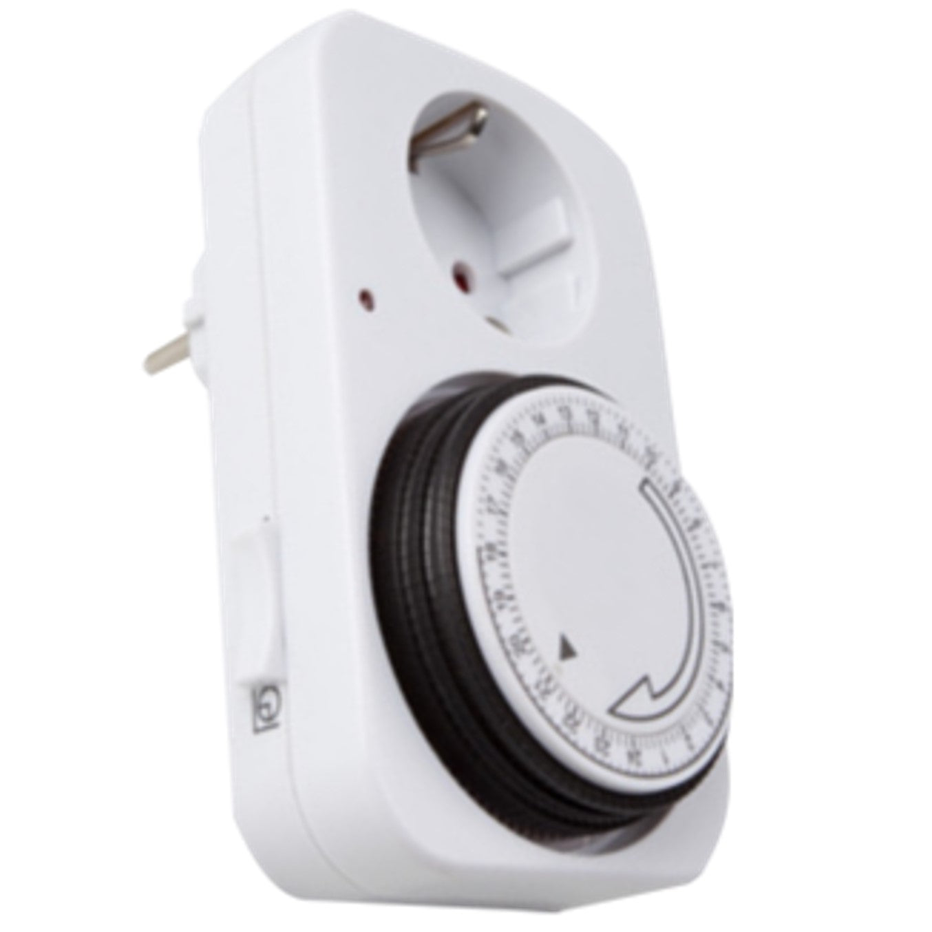 Programador Silver Electronic Analógico - 24 Horas - 3600w - 250v - 16a - 50hz - Ip 20 - Ajustable 15 Minutos - 24h Negro