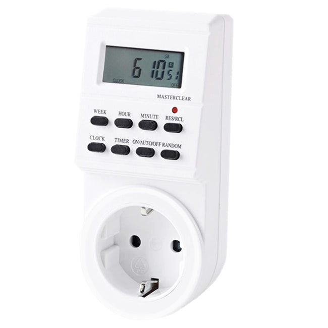 Programador Silver Electronic Digital - Semanal - 3600w - 250v - 16a - 50hz - Ip 20 - Ajustable Multifuncion Main Image