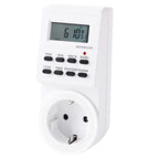 Programador Silver Electronic Digital - Semanal - 3600w - 250v - 16a - 50hz - Ip 20 - Ajustable Multifuncion