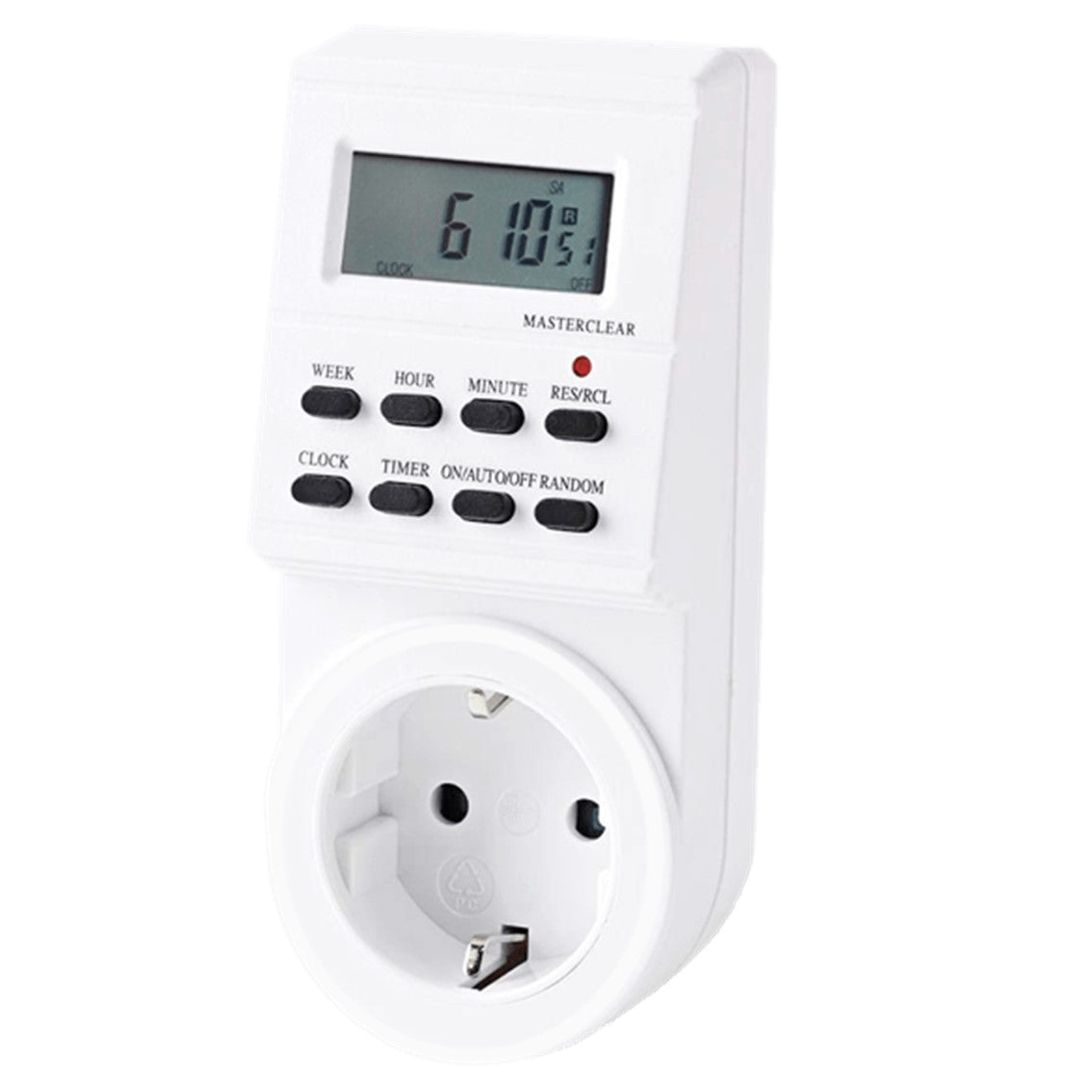 Programador Silver Electronic Digital - Semanal - 3600w - 250v - 16a - 50hz - Ip 20 - Ajustable Multifuncion