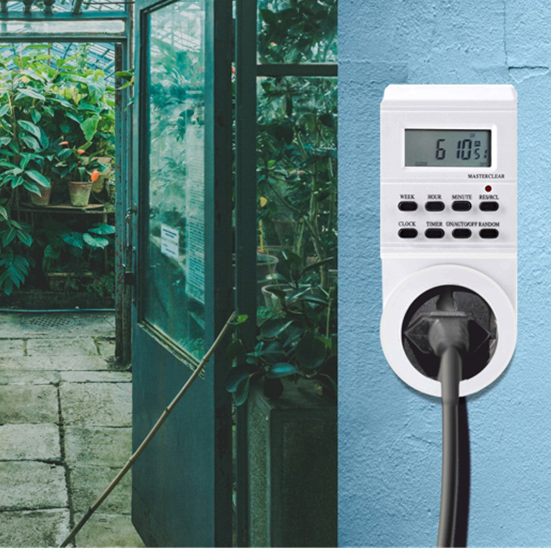 Programador Silver Electronic Digital - Semanal - 3600w - 250v - 16a - 50hz - Ip 20 - Ajustable Multifuncion