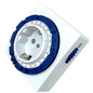 Programador Silver Electronic Analógico - 24 Horas - 3600w - 250v - 16a - 50hz - Ip 20 - Ajustable 15 Minutos - 24h