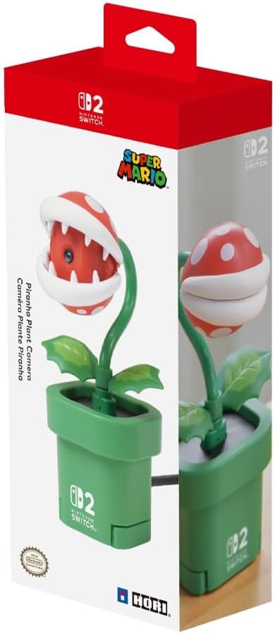 Piranha Plant Cámara Para Nintendo Switch 2 NINTENDO SWITCH 2 (Accesorios)