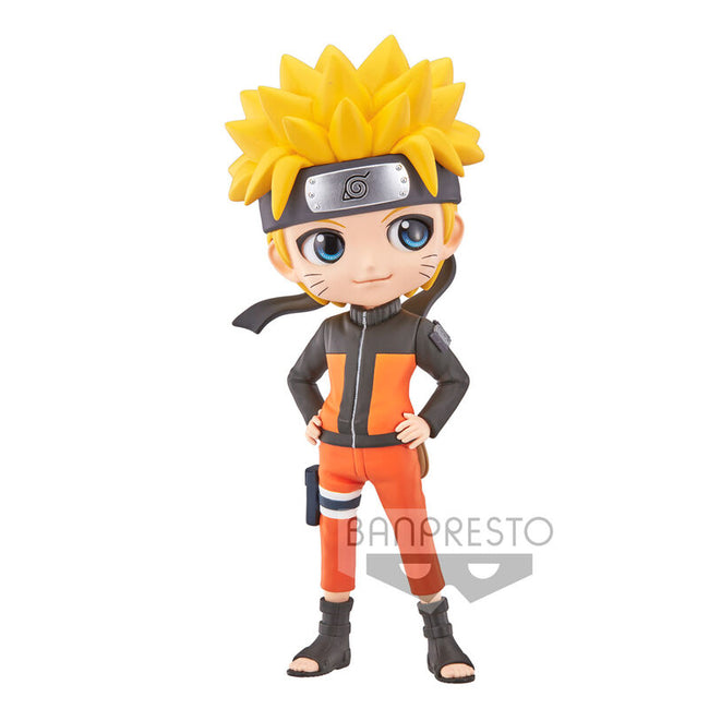 Figura Naruto Uzumaki Ver.A Naruto Shippuden Q Posket 14Cm Hover Image