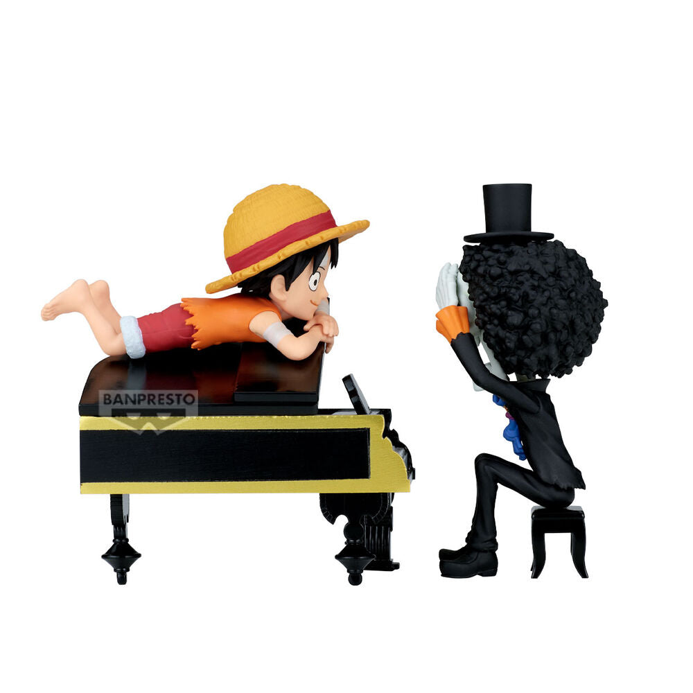 Figura Luffy & Brook Word Collectable Stories One Piece
