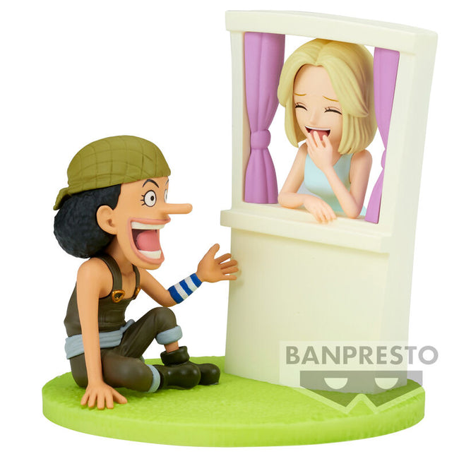 Figura Usopp & Kaya Log Stories One Piece 7Cm Hover Image