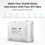 Sonoff 4CHR3 - Relé WiFi inteligente de 4 canales