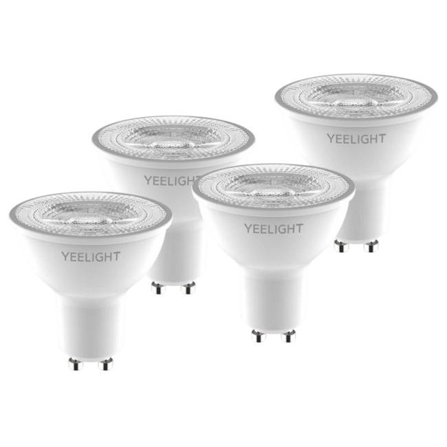 Pack x4 Yeelight GU10 Smart Bulb W1 LED Dimmer Hover Image