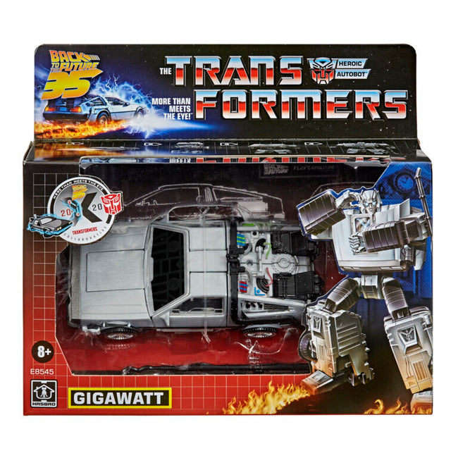 Figura Gigawatt Delorean Regreso Al Futuro Transformers 14Cm Hover Image